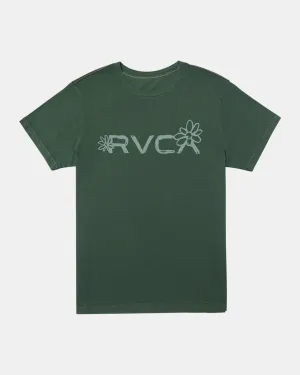 Big RVCA Bloom Tee - College Green