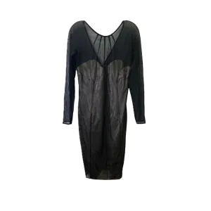 Black Dress Party Short By Moda Intl, Size: L