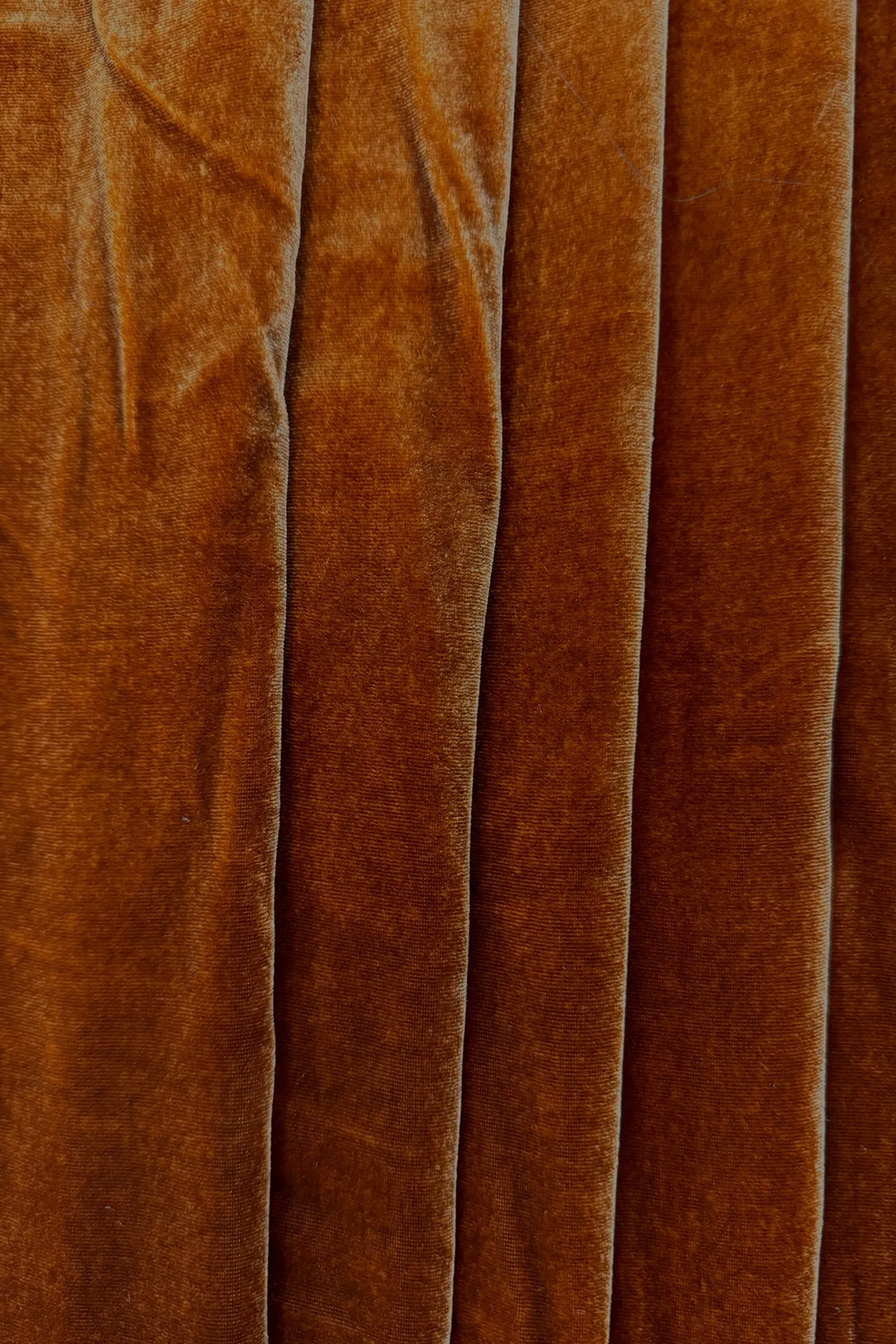 Bronze Silk Rayon Velvet Fabric