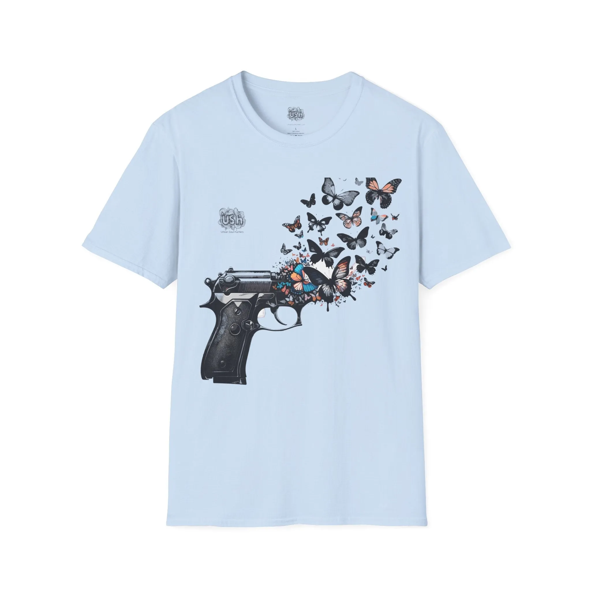 Butterflies Gun No War T-Shirt