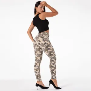 Camo Butt Lift Shapewear Jeggings