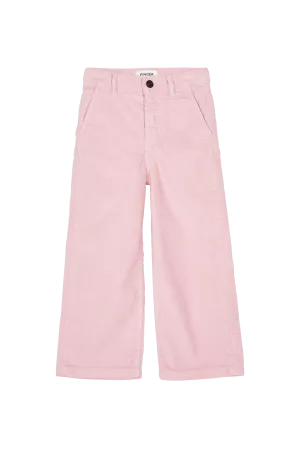 CHARLIE Candy Pink Cord - Loose Fit Cropped Pants