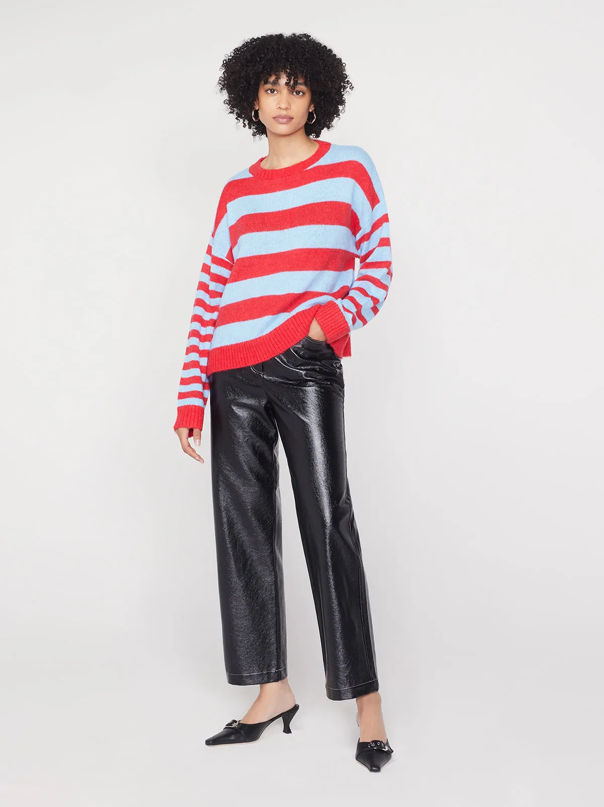 Darina Watermelon Stripe Sweater