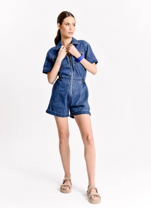 Denim Romper