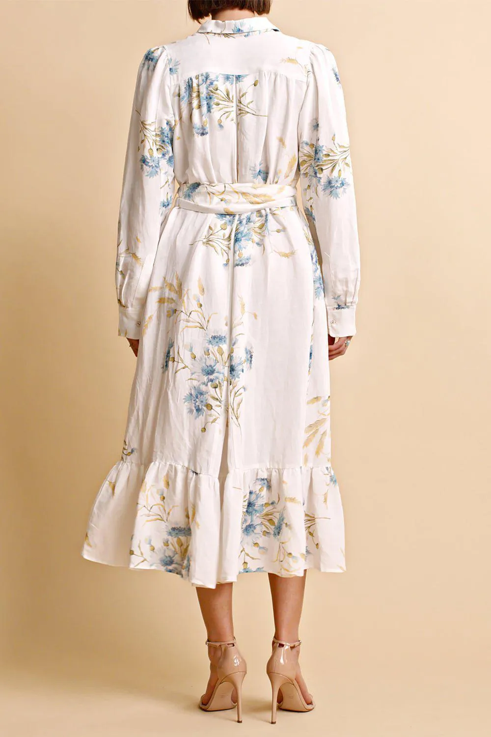 Floral Midi Shirt Dress