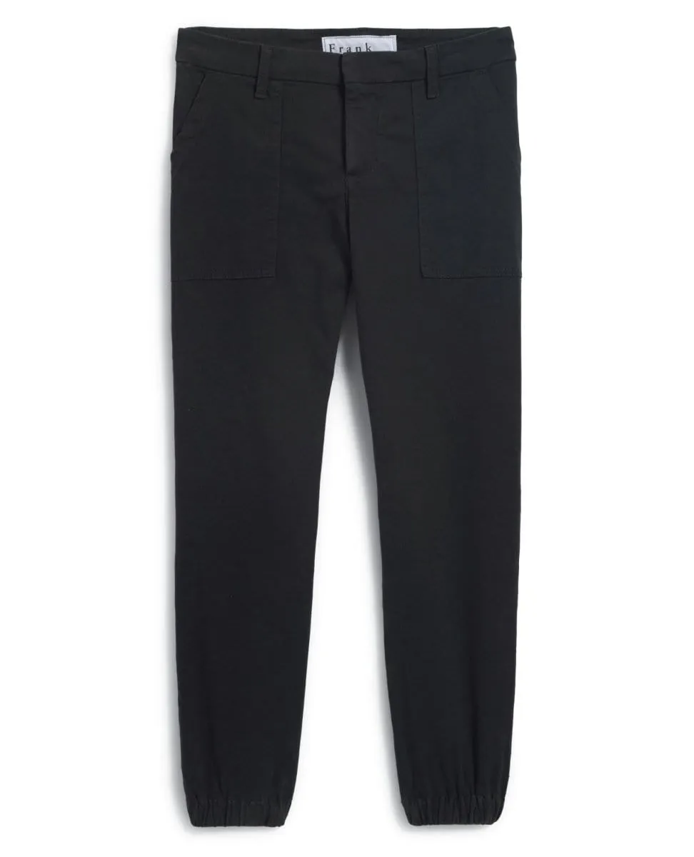 Foxrock Utility Jogger Washed Black