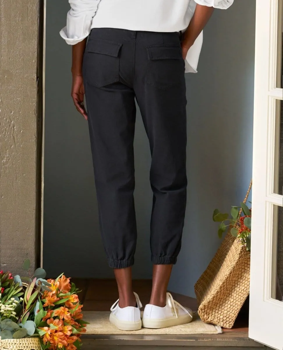 Foxrock Utility Jogger Washed Black