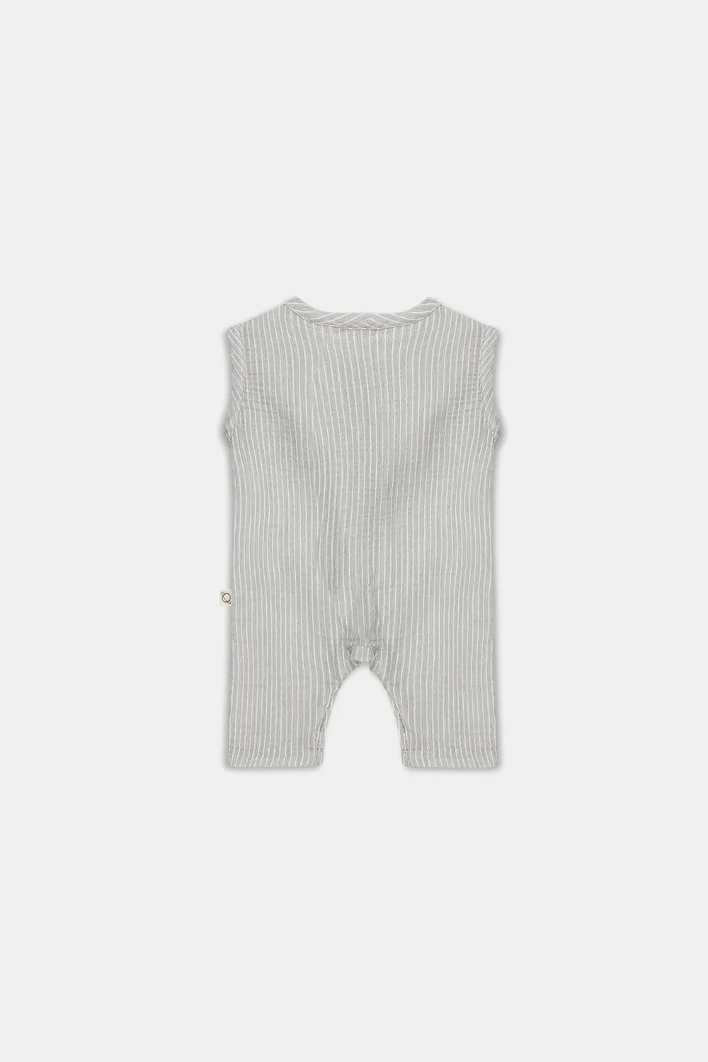 Gauze Stripe Baby Jumpsuit