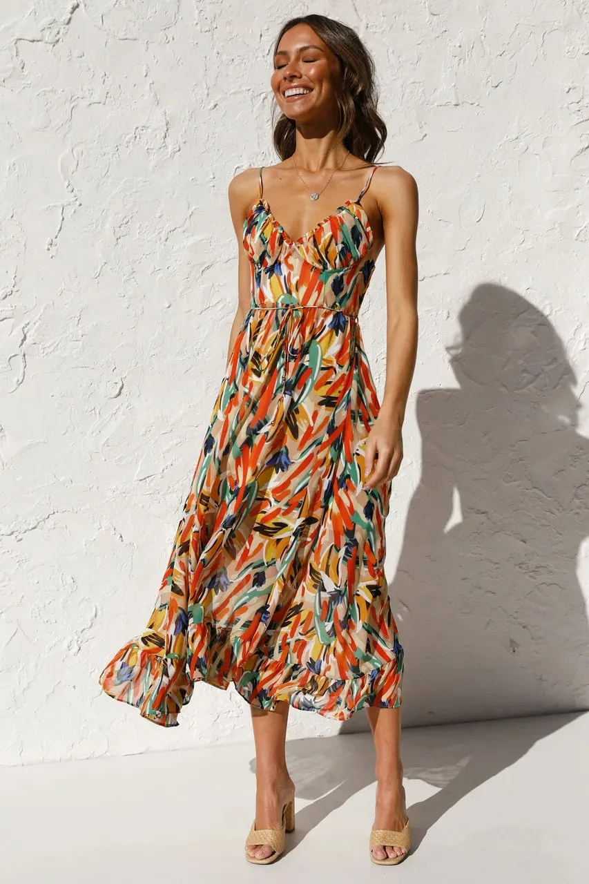 HELGA | ELEGANT MIDI DRESS