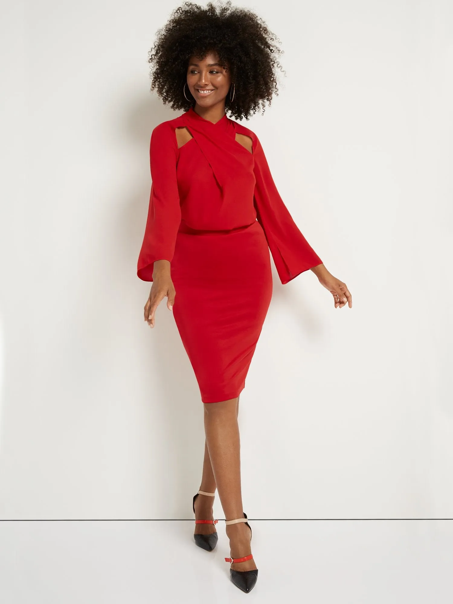 High-Waisted Scuba Perfect Pencil Skirt