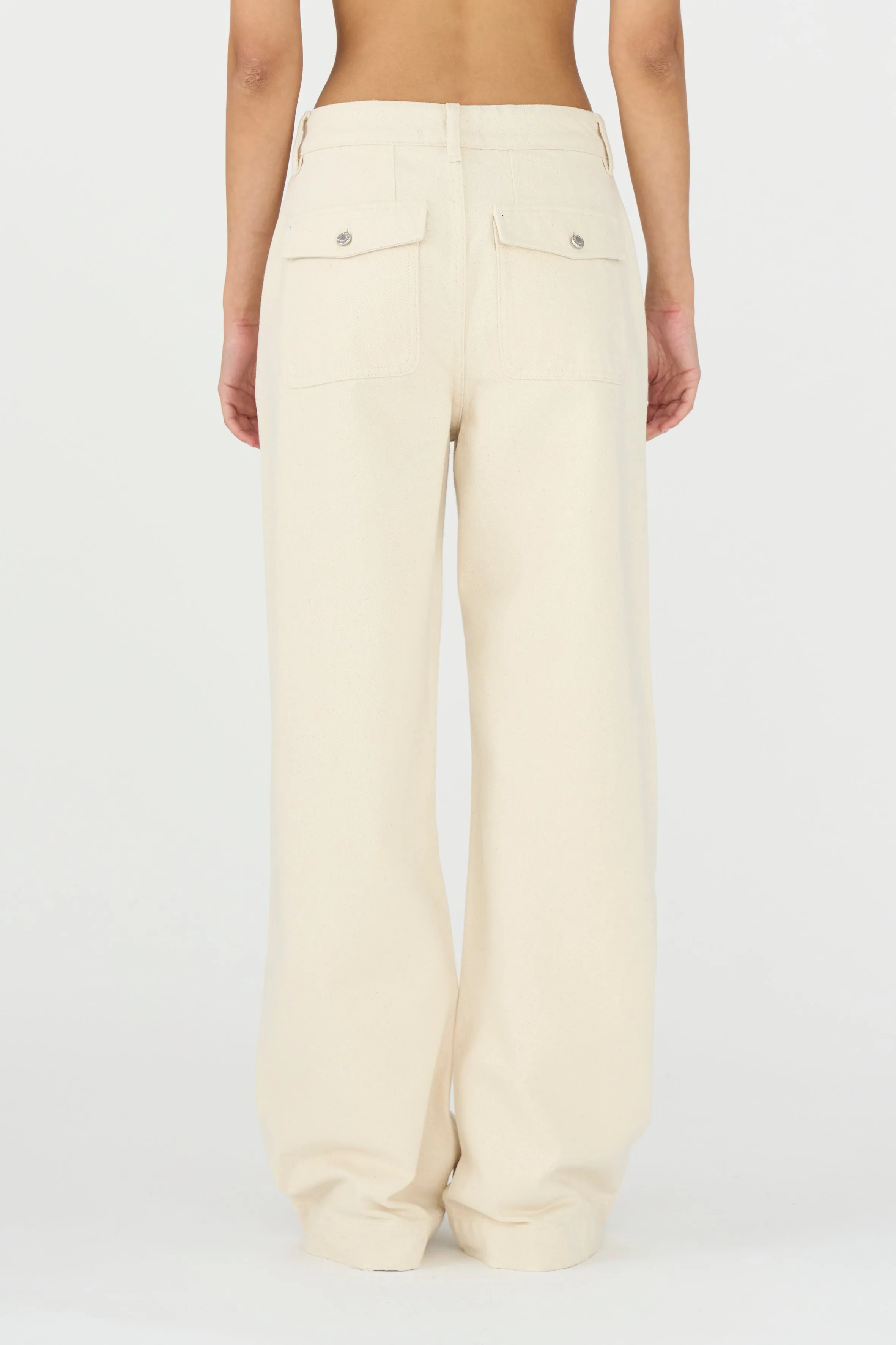 IVY-Augusta French Jeans Wash Ecru