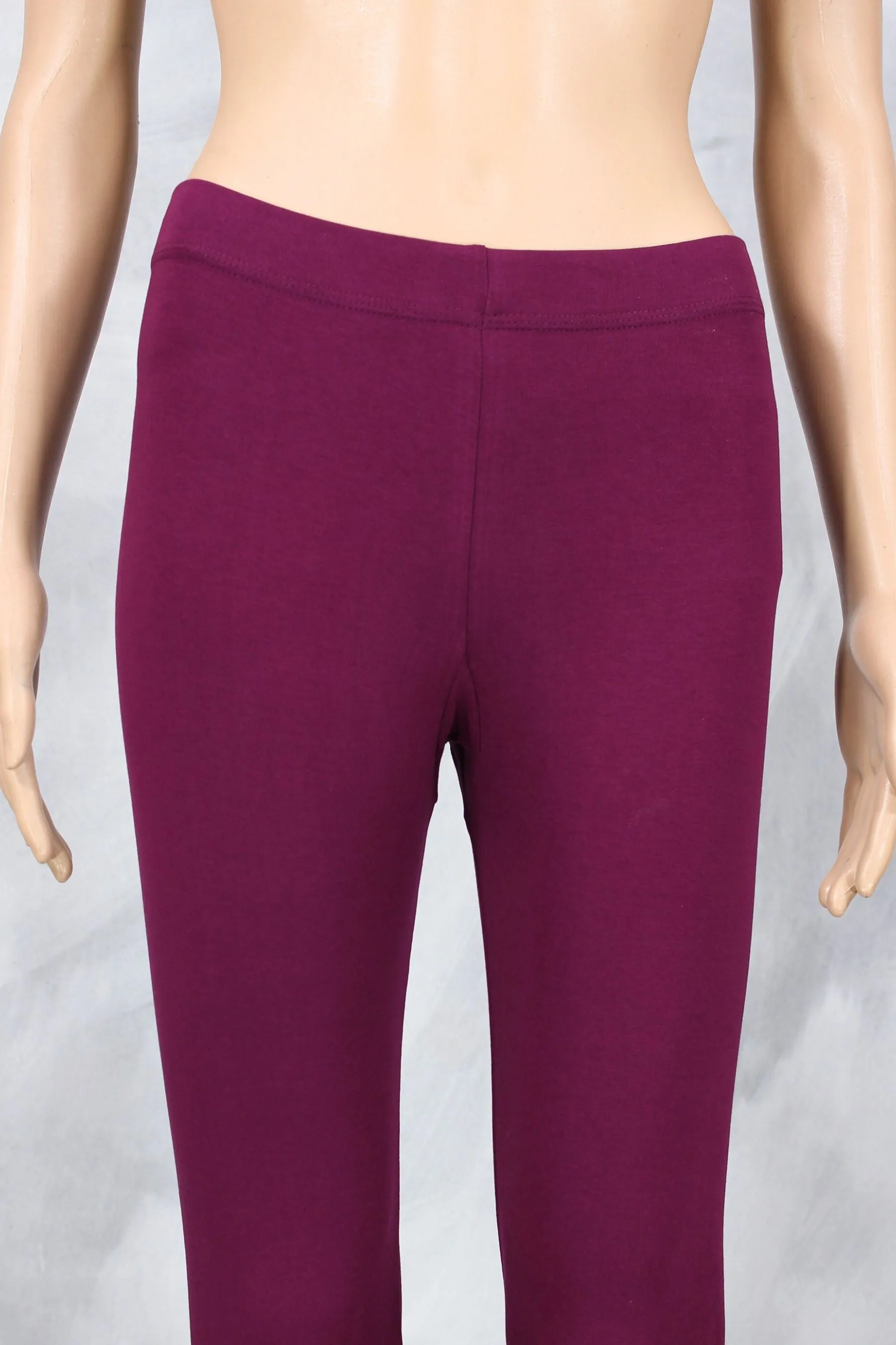 JCS Elite Ankle-Length Leggings with 4-Way Stretch Lycra & Chic Finish