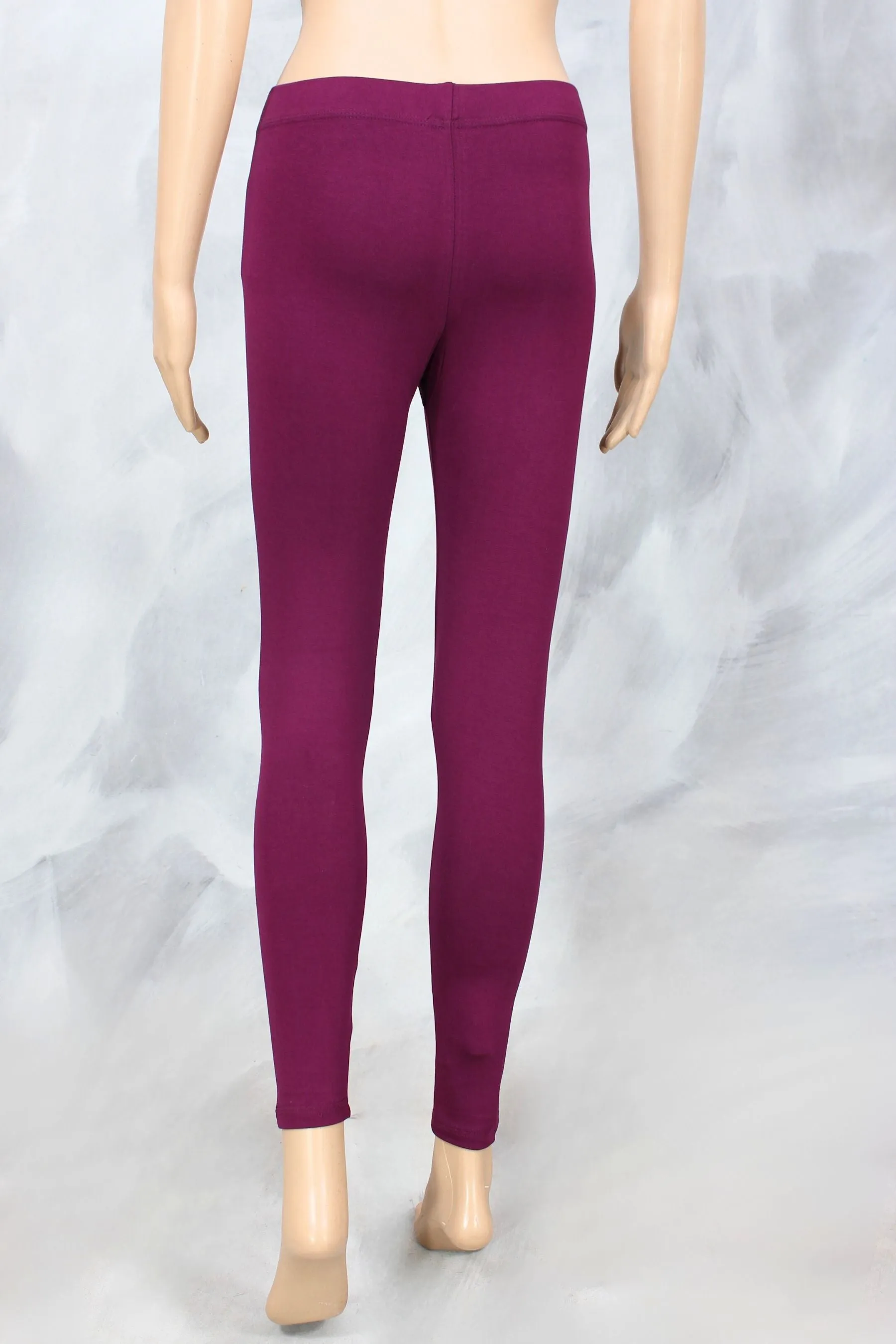 JCS Elite Ankle-Length Leggings with 4-Way Stretch Lycra & Chic Finish