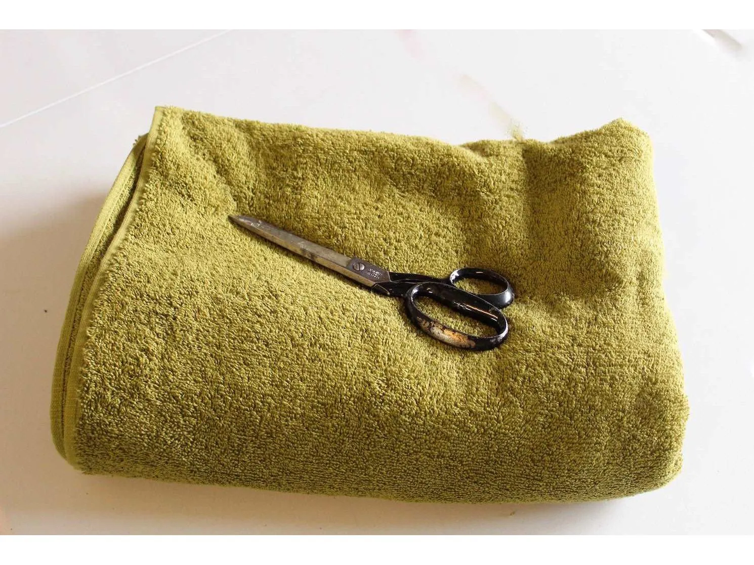 KHAKI - Pure Cotton Thick LUXURY TOWELLING Fabric 400gsm