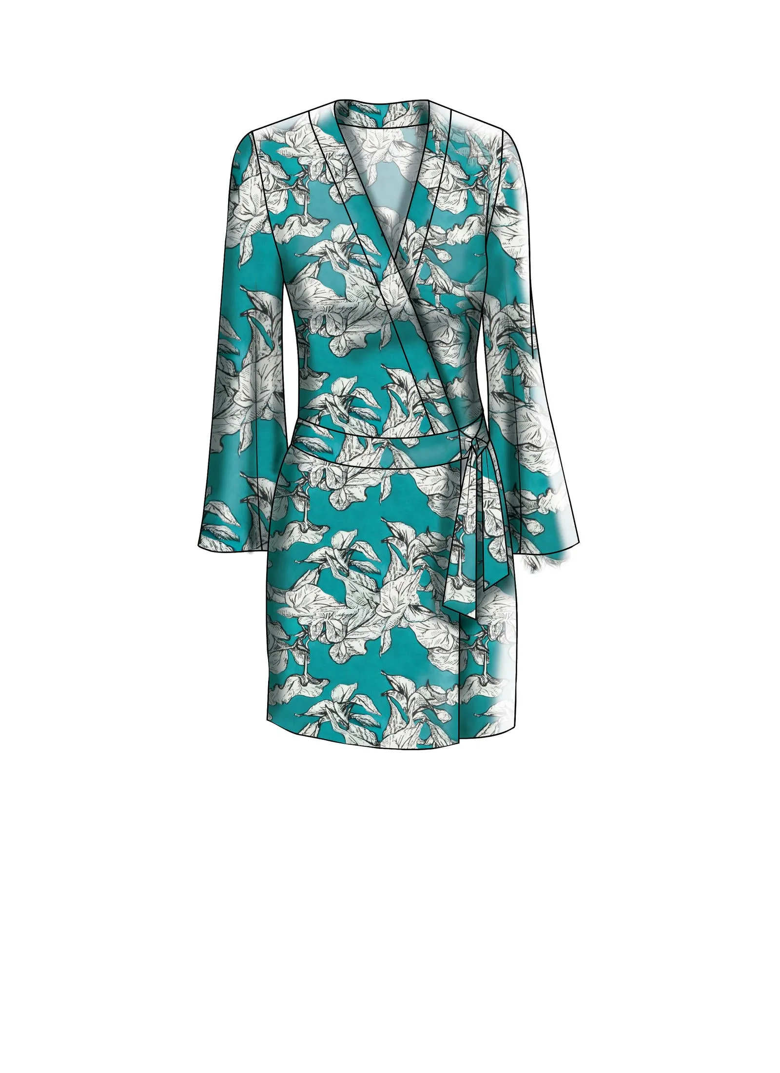 McCalls 7662 / Misses Wrap Dress   Romper   Jumpsuits