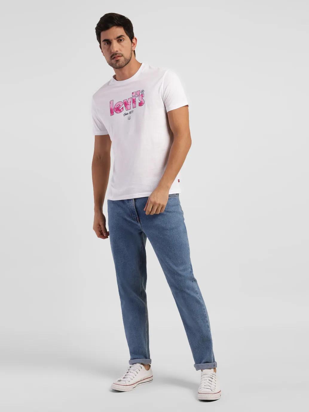 Men's Brand Logo Slim Fit T-shirt