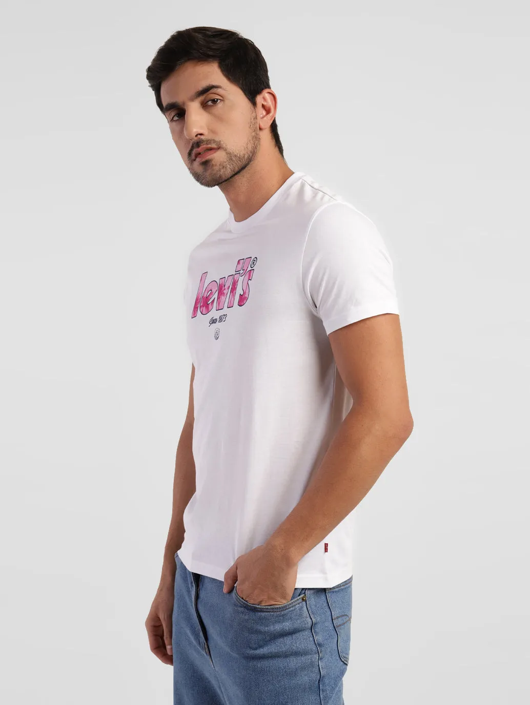 Men's Brand Logo Slim Fit T-shirt