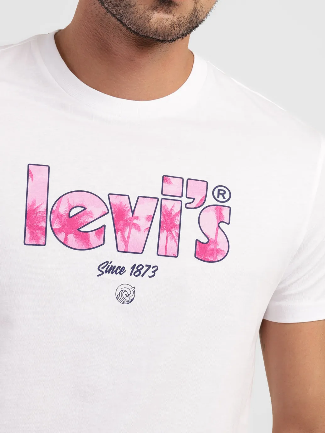Men's Brand Logo Slim Fit T-shirt