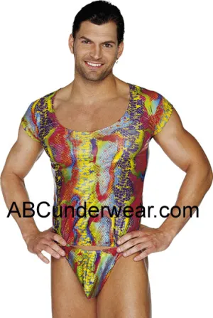 Multi-Snake Scoop Neck Tee