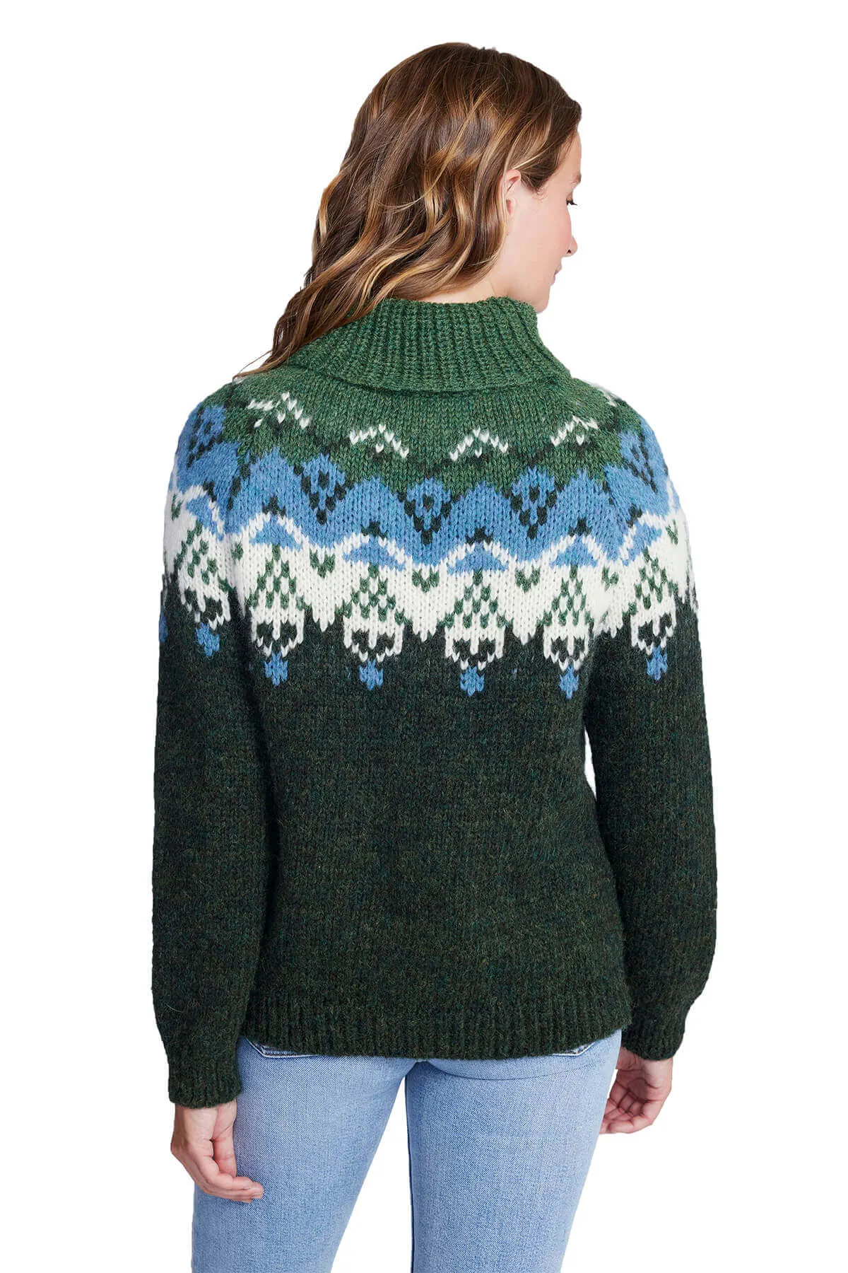 Nordic Brushed Baby Alpaca Pullover for Women