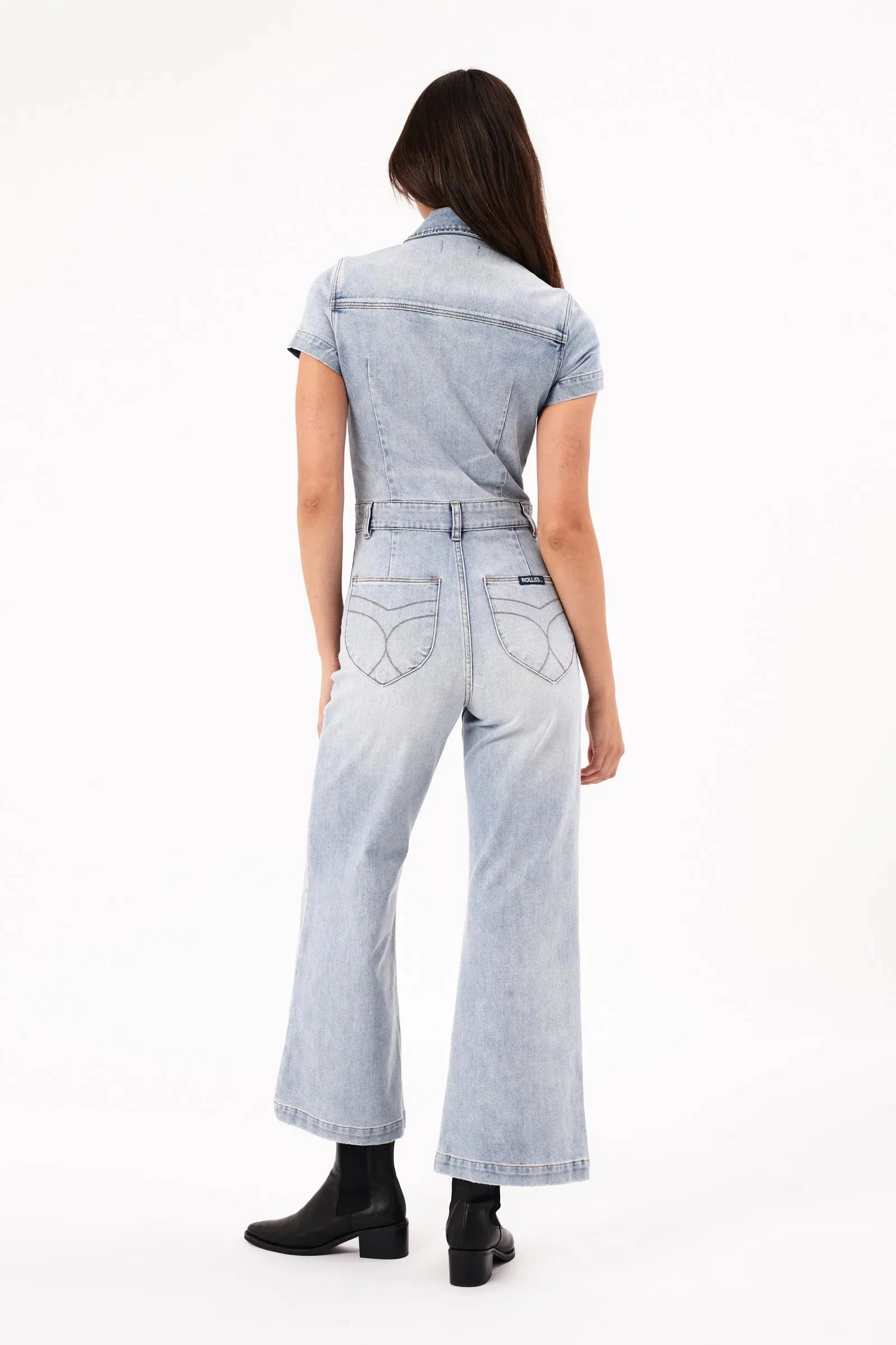 Rolla's Sailor Jumpsuit - Light Vintage Blue