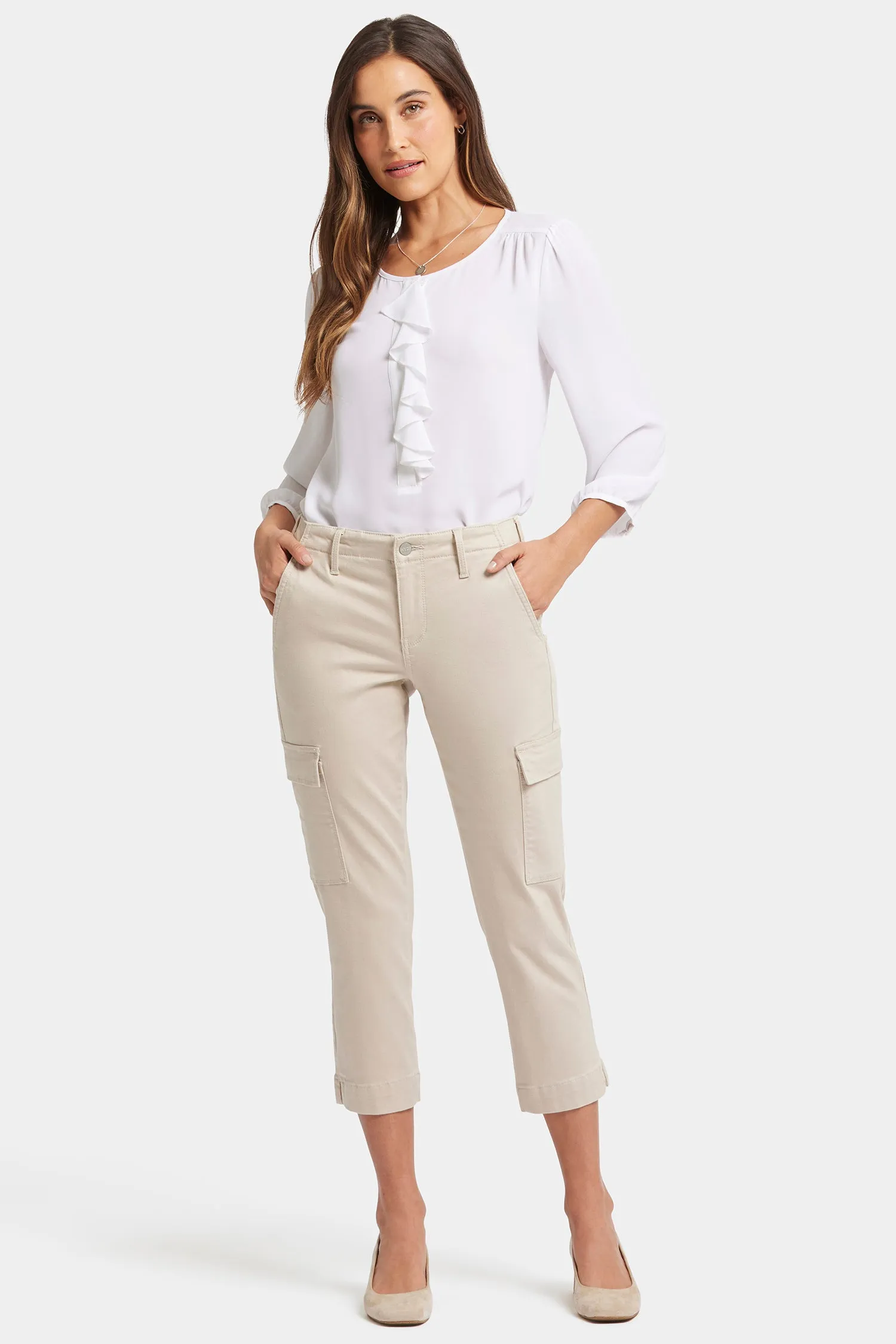 Sheri Crop Jeans - Feather