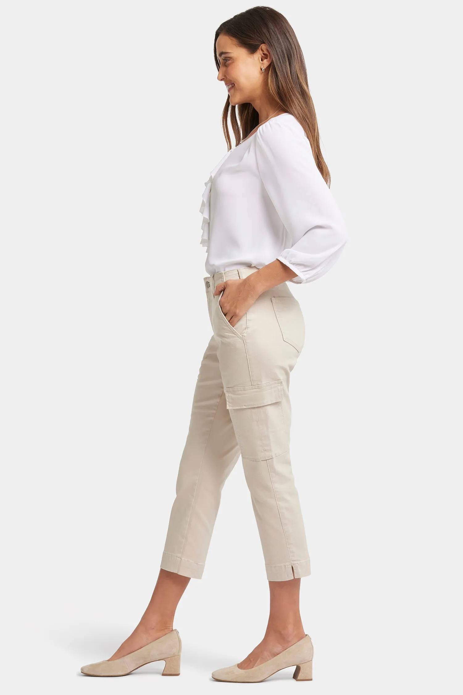 Sheri Crop Jeans - Feather