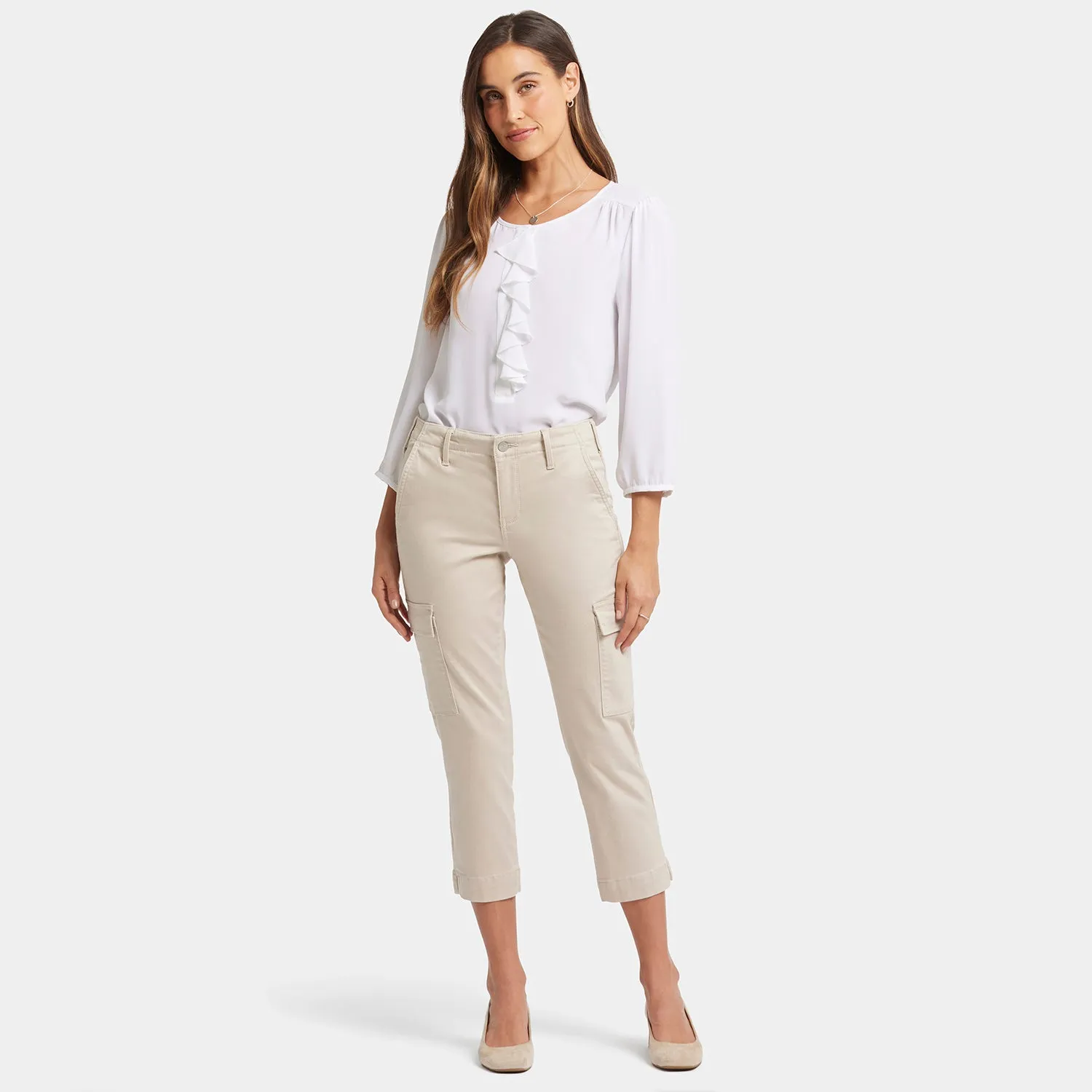 Sheri Crop Jeans - Feather
