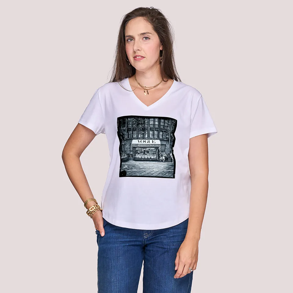 The Viv T-Shirt - Vogue Italia B&W