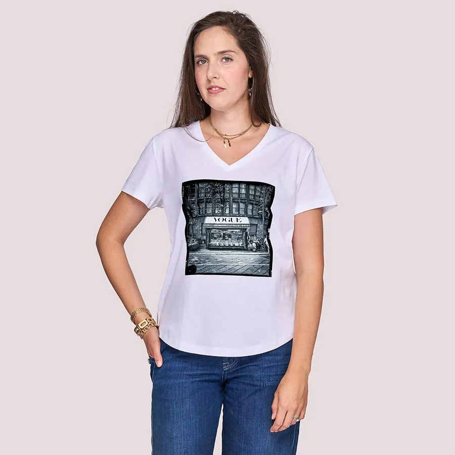 The Viv T-Shirt - Vogue Italia B&W