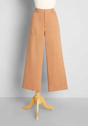 Trusting My Instincts Wide-Leg Pants