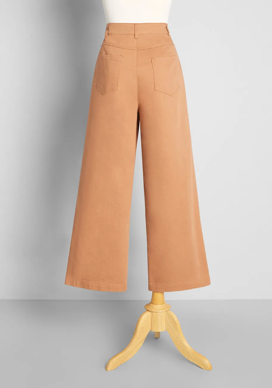 Trusting My Instincts Wide-Leg Pants