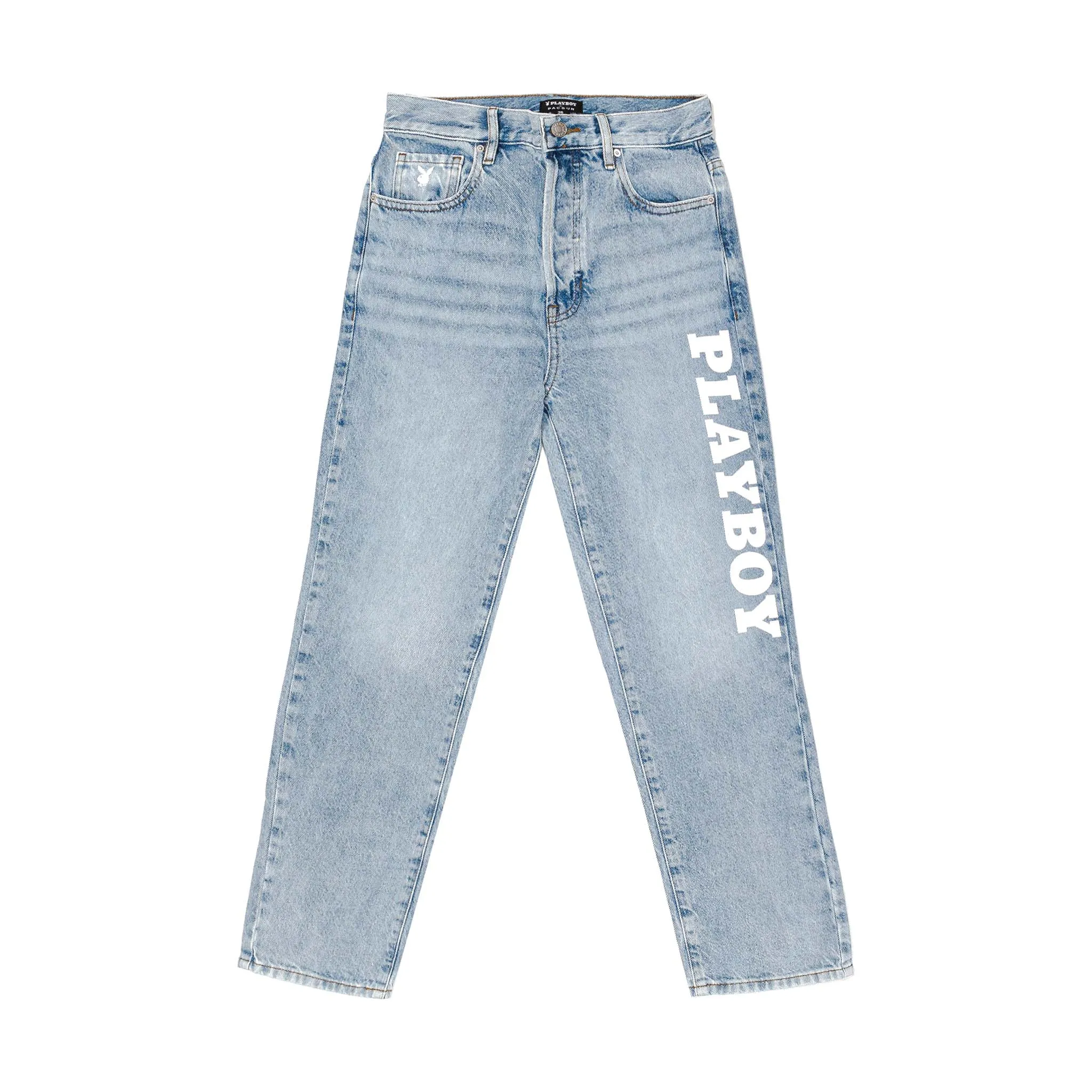 Women's High Rise Straight Leg Masthead Denim Pants