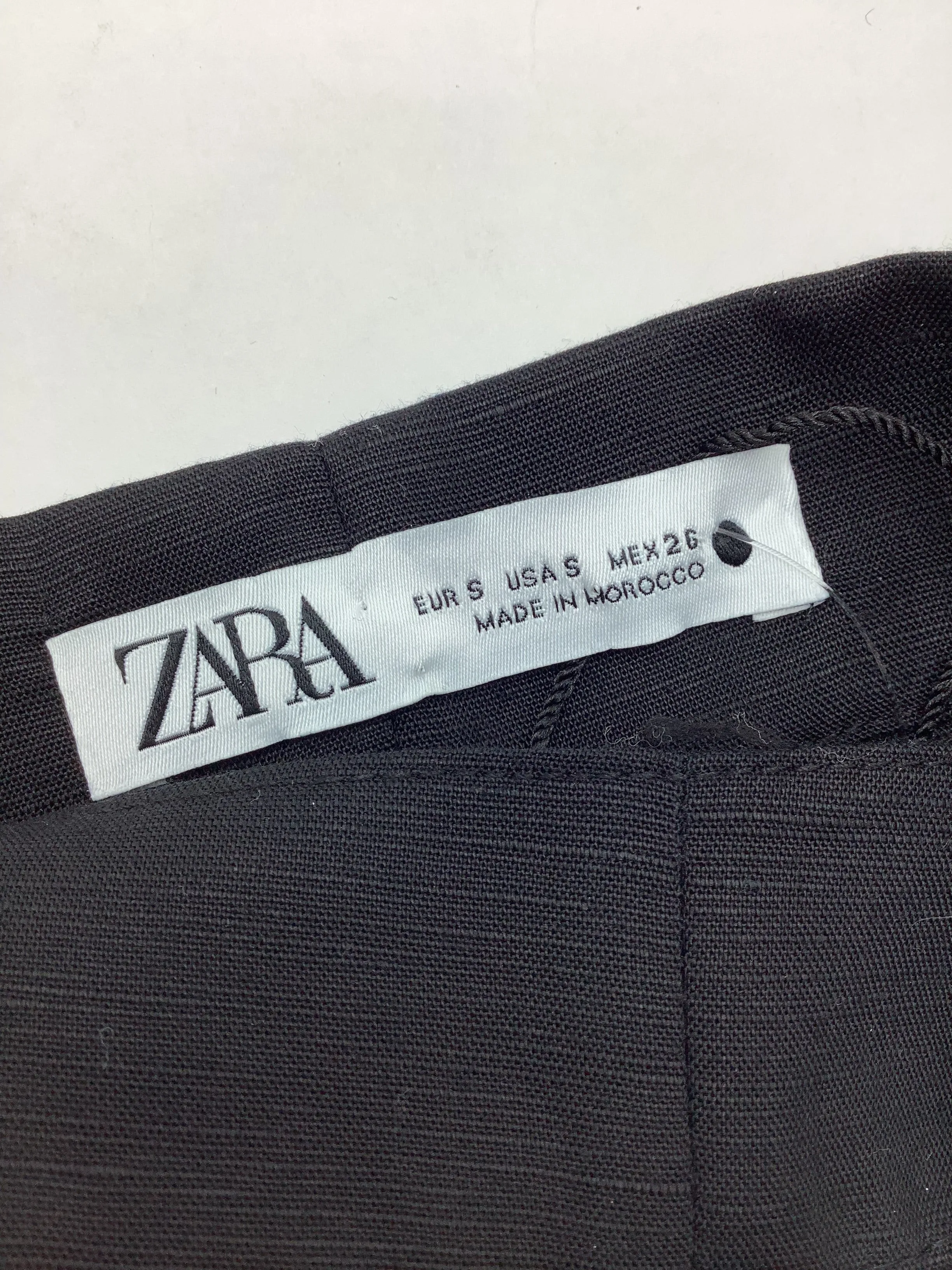 Zara Pencil Skirt Maxi Black Size: S